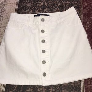 white button down denim hollister skirt size 1.❣️